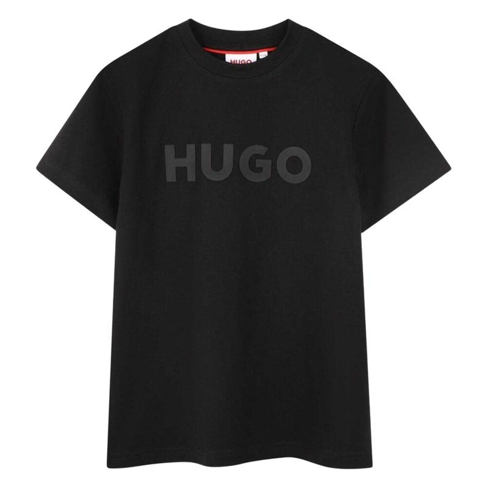 Hugo Childrens/Kids Logo T-Shirt / Black